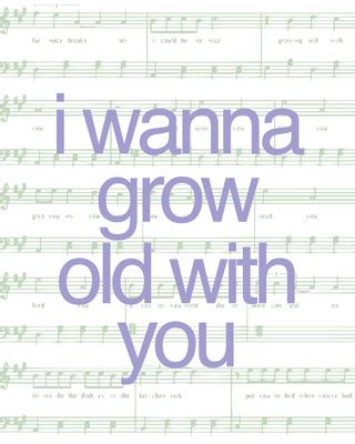 Grow Old with You by Adam Sandler