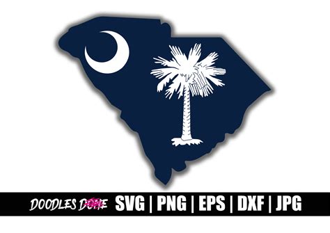 South Carolina Flag SVG Graphic by Doodlesdone · Creative Fabrica