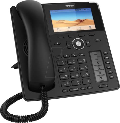 SNOM D785S: IP desk phone, with cord, black at reichelt elektronik