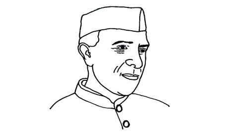 Details more than 76 jawaharlal nehru sketch easy - seven.edu.vn