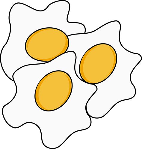 Clipart - fried eggs