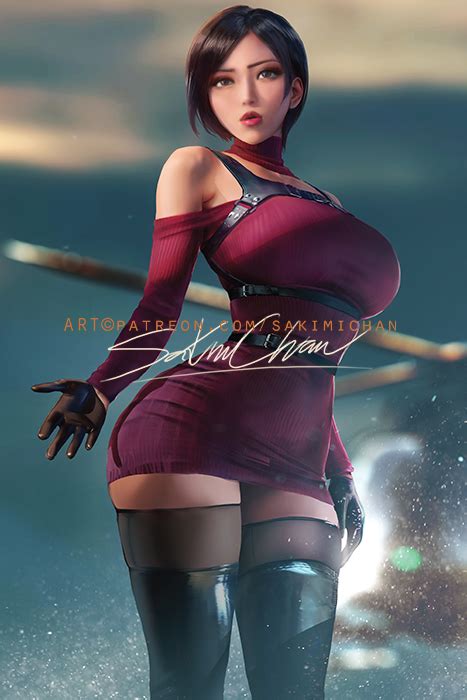 Ada Wong RE4 Remake Poster #492 · Sakimichan Art Shop · Online Store Powered by Storenvy