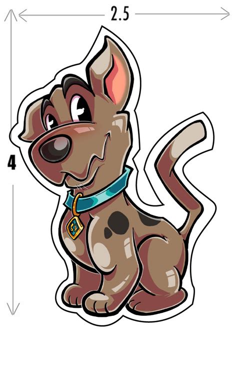 Scooby Doo sticker (new) · BunLeungArt · Online Store Powered by Storenvy