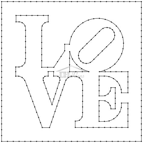 30 Free Printable String Art Patterns (Direct Download)