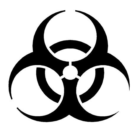 Biohazard Symbol Stencil - ClipArt Best