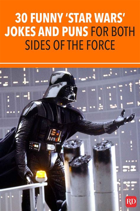 30 Funny ‘Star Wars’ Jokes and Puns for Both Sides of the Force | Star wars puns, Star wars ...