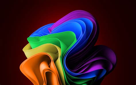 Colorful Rainbow Windows 11 Redesigned Wallpapers