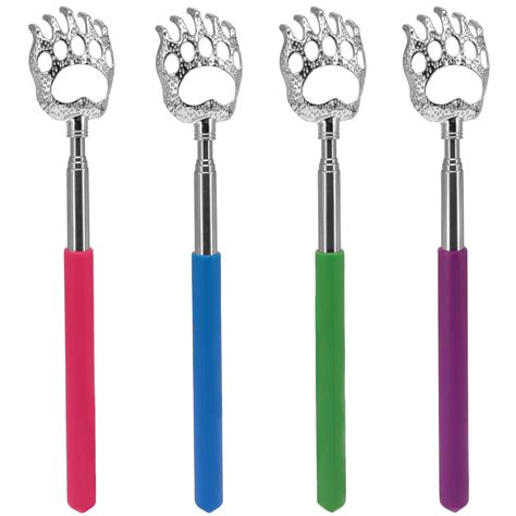 【4-Pack】Telescoping Back Scratcher, Yeebline Portable Extendable ...