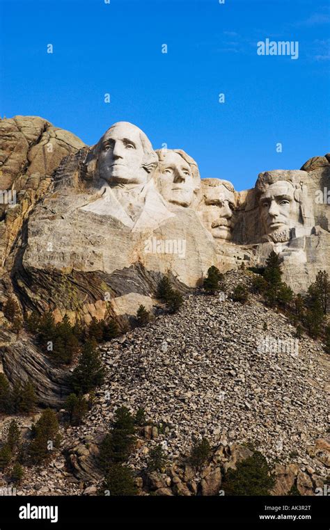 Mount Rushmore viewed from visitor s center Stock Photo - Alamy