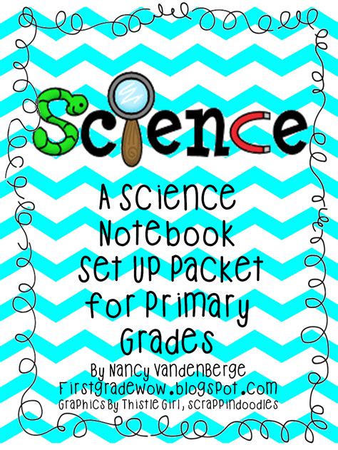 Science Notebook Cover Printable