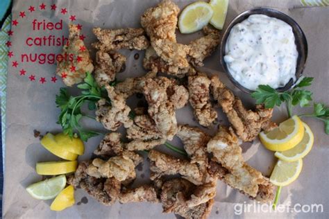 Fried Catfish Nuggets w/ Homemade Tartar Sauce - All Roads Lead to the Kitchen