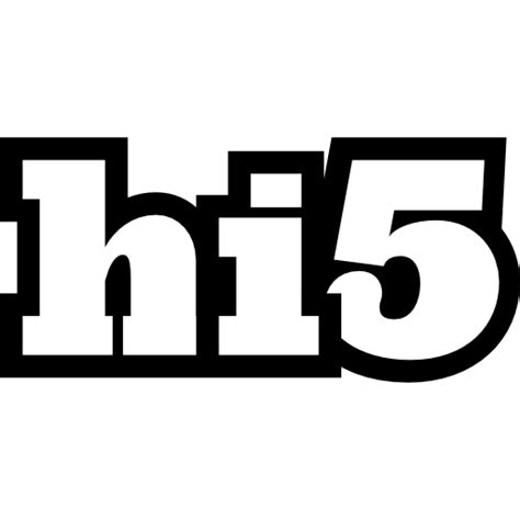 Hi5, logo Pictogram in Simpleicon Social media