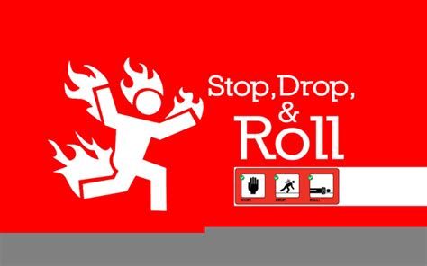 Stop Drop Roll Clipart | Free Images at Clker.com - vector clip art online, royalty free ...