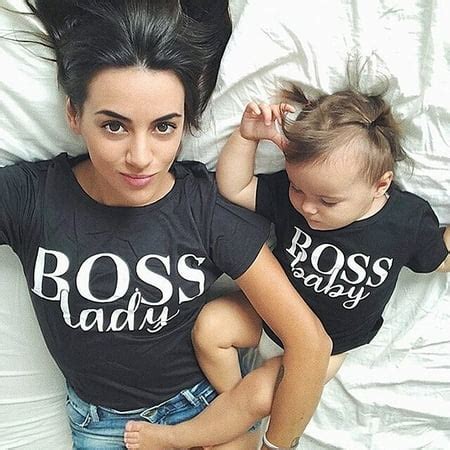 Family Matching Mother Daughter Son Baby Girl Boy Cotton Outfits T-shirts Shirt Tops Clothes ...