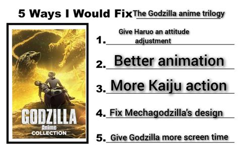 How I would fix the Godzilla anime trilogy by Dreddzilla on DeviantArt