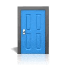 Door Opening Closing | 3D Animated Clipart for PowerPoint ...