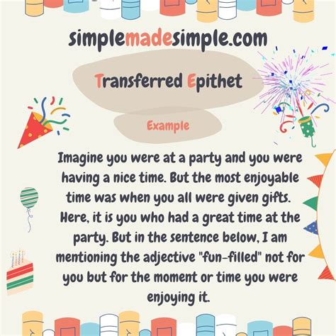 Transferred Epithet | Figures Of Speech | https://simplemadesimple.com/transferred-epithet ...