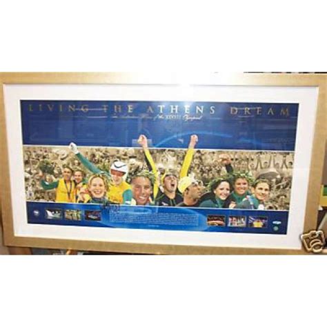 Olympics - Michael Klim Signed and Framed 2004 Athens Dream ...