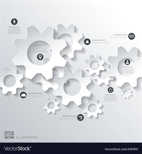 Settings icon flat abstract background with web Vector Image