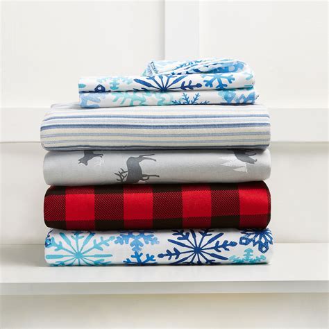 Mainstays Flannel Sheet Set, Red Plaid, Queen, Cotton - Walmart.com - Walmart.com