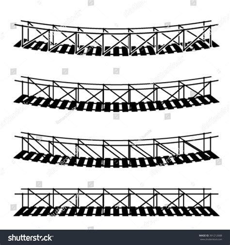 2.649 Simple suspension bridge Gambar, Foto Stok & Vektor | Shutterstock