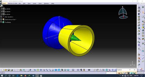 3D Model of Aero-spike Bell Nozzle with Dimples. | Download Scientific ...