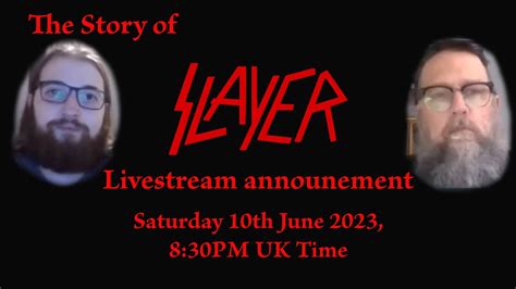 The Story of Slayer Livestream Trailer - YouTube