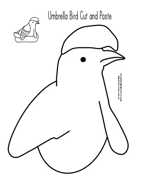 Umbrella Bird Coloring Page - Coloring Home