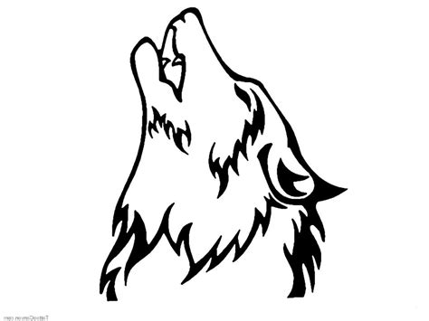 Wolf Howling Drawing | Free download on ClipArtMag