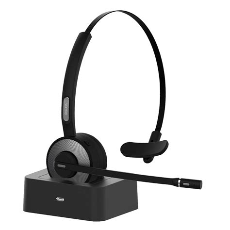 Bluetooth Headset for Cell Phones,YAMAY Wireless Headset with Microphone,Charging Dock,Noise ...