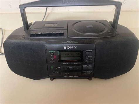 Sony Portable Radio With CD Player And Cassette Powers On - Coastal ...