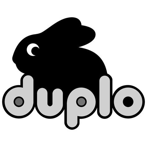 Duplo Lego Logo Black and White – Brands Logos