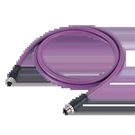 Profibus Cable Profibus Connector M12 5pin B-coding Male To Female Emi Shielded Connector Molded ...