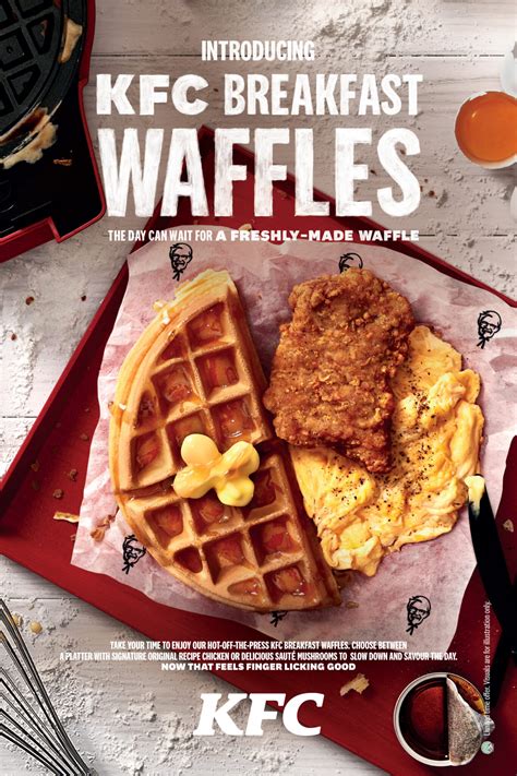 KFC Launches Breakfast Waffles With Fried Chicken And Scrambled Eggs