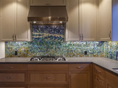 Wave Tile Backsplash : Love the backsplash! The sculpted limestone tile ...