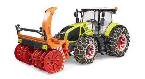 Bruder Profi-serie, Claas tractor met sneeuwblazer (03017) | Sneeuwketting, Tractor, Modellen