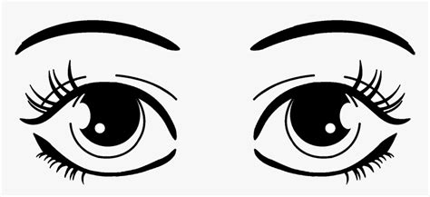 Eyes Eye Clipart Cute Frames Illustrations Hd Images - Black And White ...