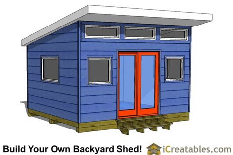 Modern Shed Plans - Modern DIY Office & Studio Shed Designs | Modern ...