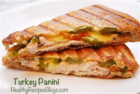 Turkey Panini | Healthy Recipes | Turkey panini recipes healthy, Turkey panini, Panini recipes ...