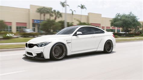 white, Bmw, M4, Liberty, Walk, Widebody, Adv1, Wheels, Coupe, Cars ...