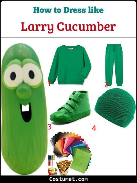 Larry Cucumber (VeggieTales) Costume for Halloween