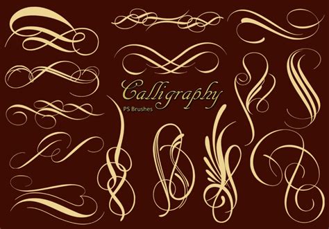 20 Calligraphy PS Brushes abr. Vol.1 in 2022 | Ps brushes, Calligraphy, Brush