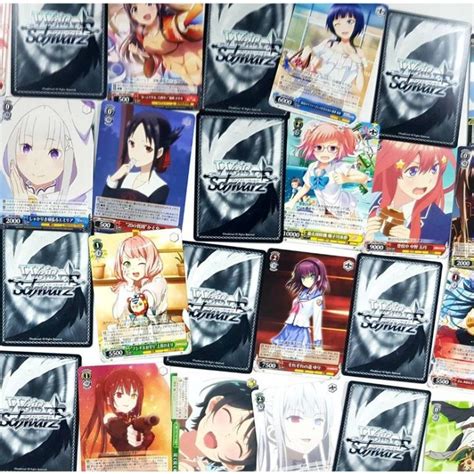 การ์ด Weiss Schwarz TCG การ์ดเกม การ์ดอนิเม ของแท้ ภาษาญี่ปุ่น repack คละแบบ 70ใบ เลือกรุ่นได้ ...