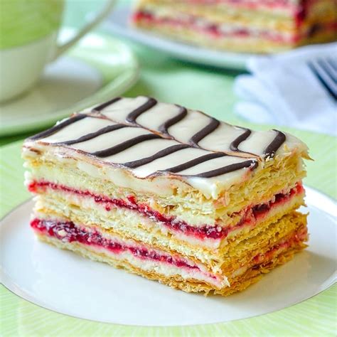 Raspberry Buttercream Mille Feuille - easier than you think!