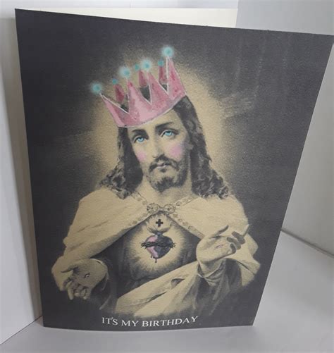 Jesus Birthday Card Funny Jesus Card Religious Birthday - Etsy Hong Kong