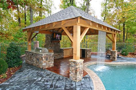 We're loving this waterfall! https://www.midstatepools.com/ | Backyard ...