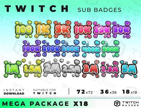 Twitch Badges/ Free Twitch Badges