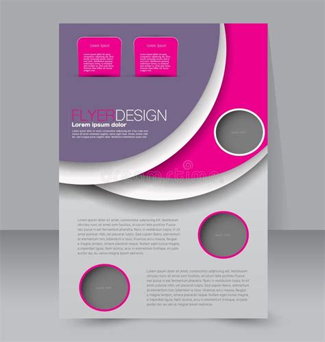 Brochure Design. Flyer Template Stock Vector - Illustration of blank ...