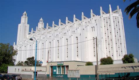 Front Of The Casablanca Cathedral