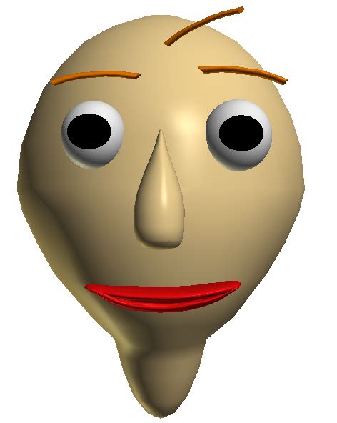 Baldi's Head by JohnsterSpaceProgram on DeviantArt